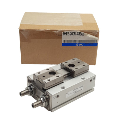 New SMC MHF2-20DR-X83A2 Pneumatic Gripper 2-Finger, 20mm Bore, 20mm Stroke, M5 Ports