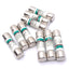New Lot of 9 Bussmann DMM-B-11A Fast Midget Fuses, 1000V AC/DC, 11A, ø10x38.1mm