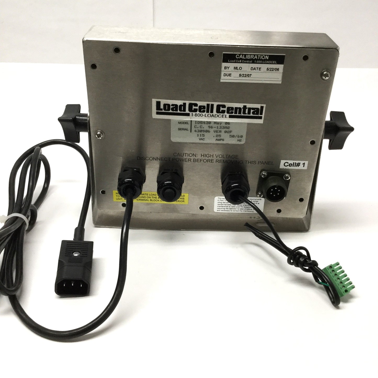 Used Load Cell Central IDS430 Programmable Digital Weight Indicator 115VAC *No Scale*