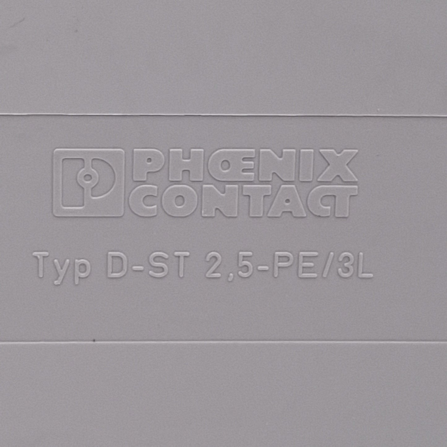 New Lot of 40 Phoenix Contact 3036673 D-ST 2,5-PE/3L Terminal Block End Cover, 2.2mm