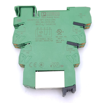 New Phoenix Contact 2900293 Relay Module, 250VAC/DC 10A Contact, 24VAC/DC Coil, DIN