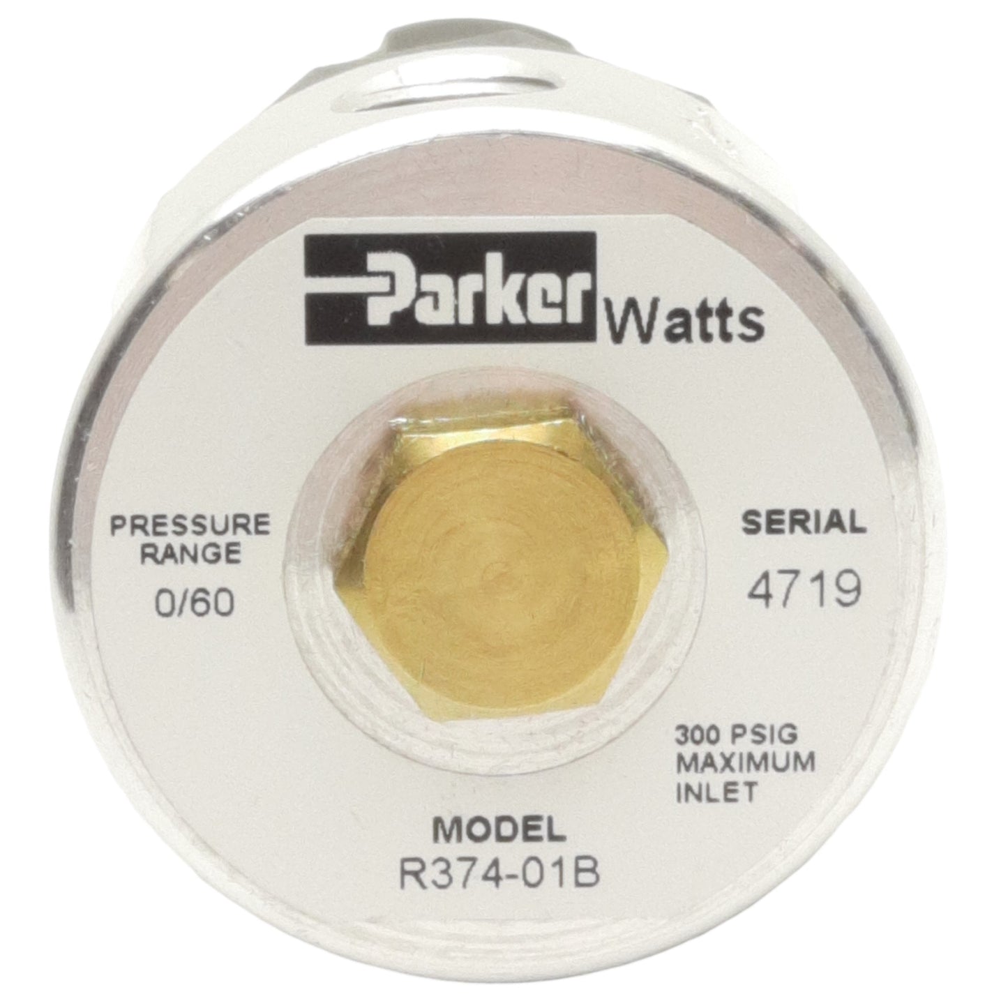 New Parker R374-01B Pressure Regulator, 1/8in NPT, 0-60psig Range, 300psi Max