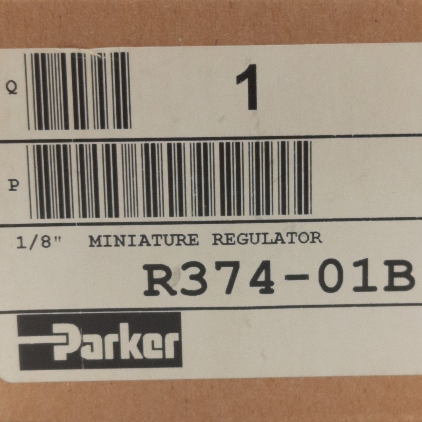 New Parker R374-01B Pressure Regulator, 1/8in NPT, 0-60psig Range, 300psi Max