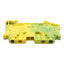 New Lot of 5 Phoenix Contact 3044568 Ground Terminal Block, 4-Position, 5.2mm