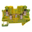 New Lot of 5 Phoenix Contact 3044568 Ground Terminal Block, 4-Position, 5.2mm
