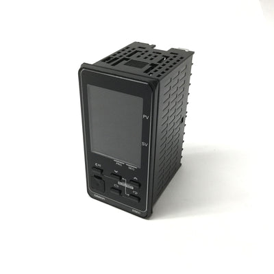 Used Omron E5EC-TQX4D5M-010 Temperature Controller 24V, Pulsed 12VDC, HB/HS Alarm Out