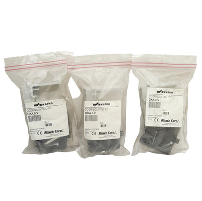 New Lot of 3 Altech Corp OKA0.V Katko Door Mounting Kit, 70mm x 60mm x 32mm Handle