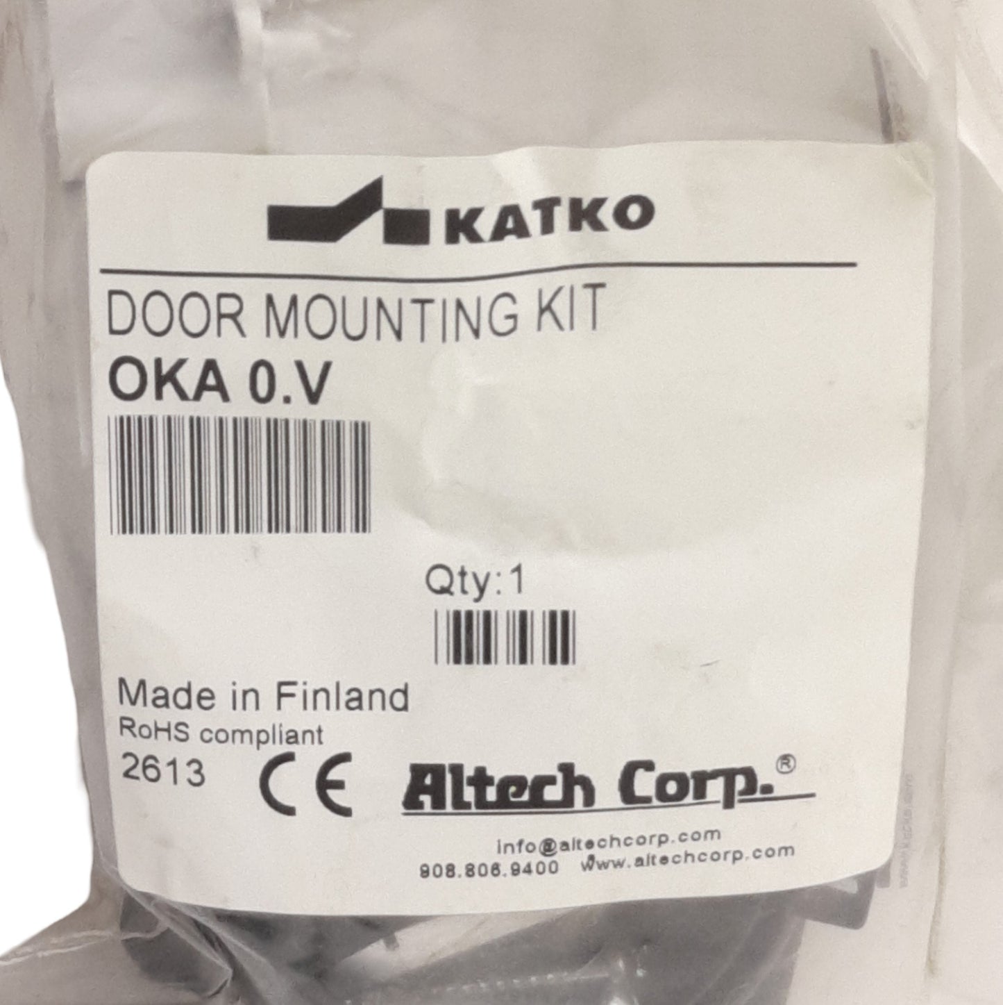 New Lot of 3 Altech Corp OKA0.V Katko Door Mounting Kit, 70mm x 60mm x 32mm Handle