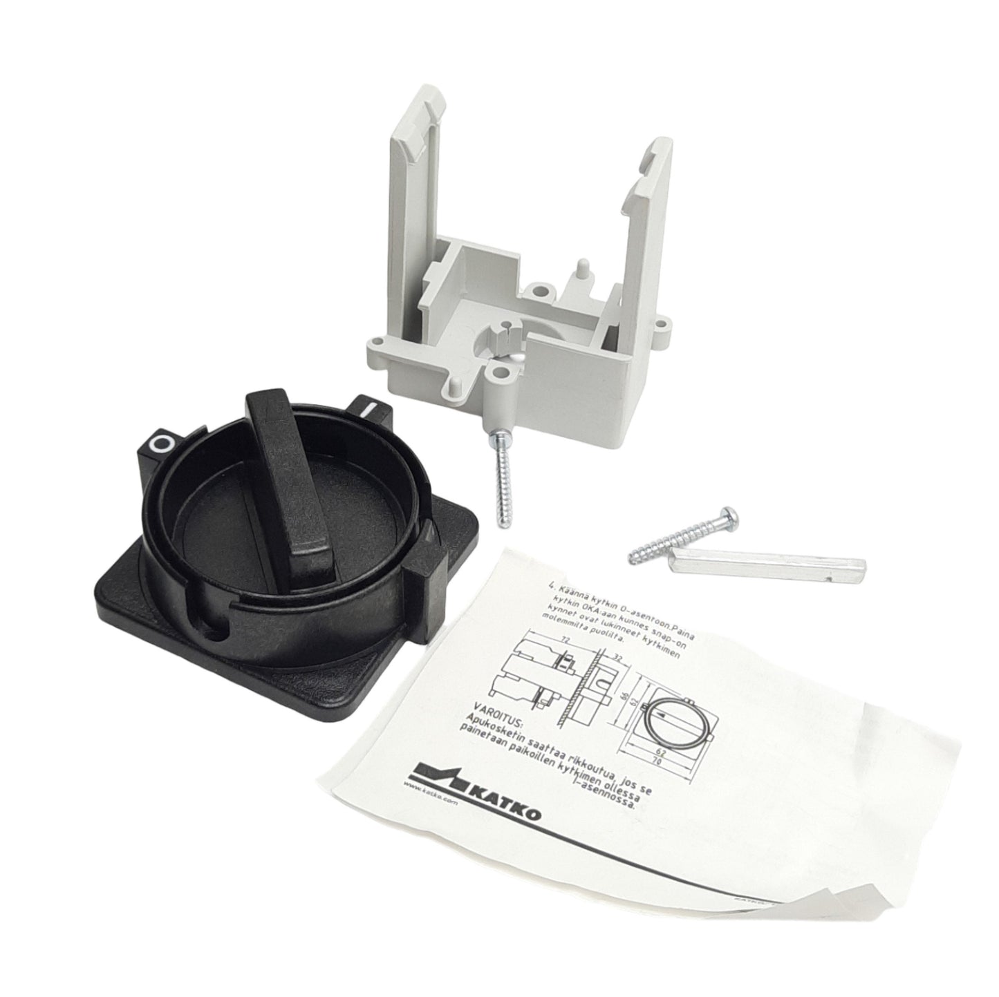 New Lot of 3 Altech Corp OKA0.V Katko Door Mounting Kit, 70mm x 60mm x 32mm Handle