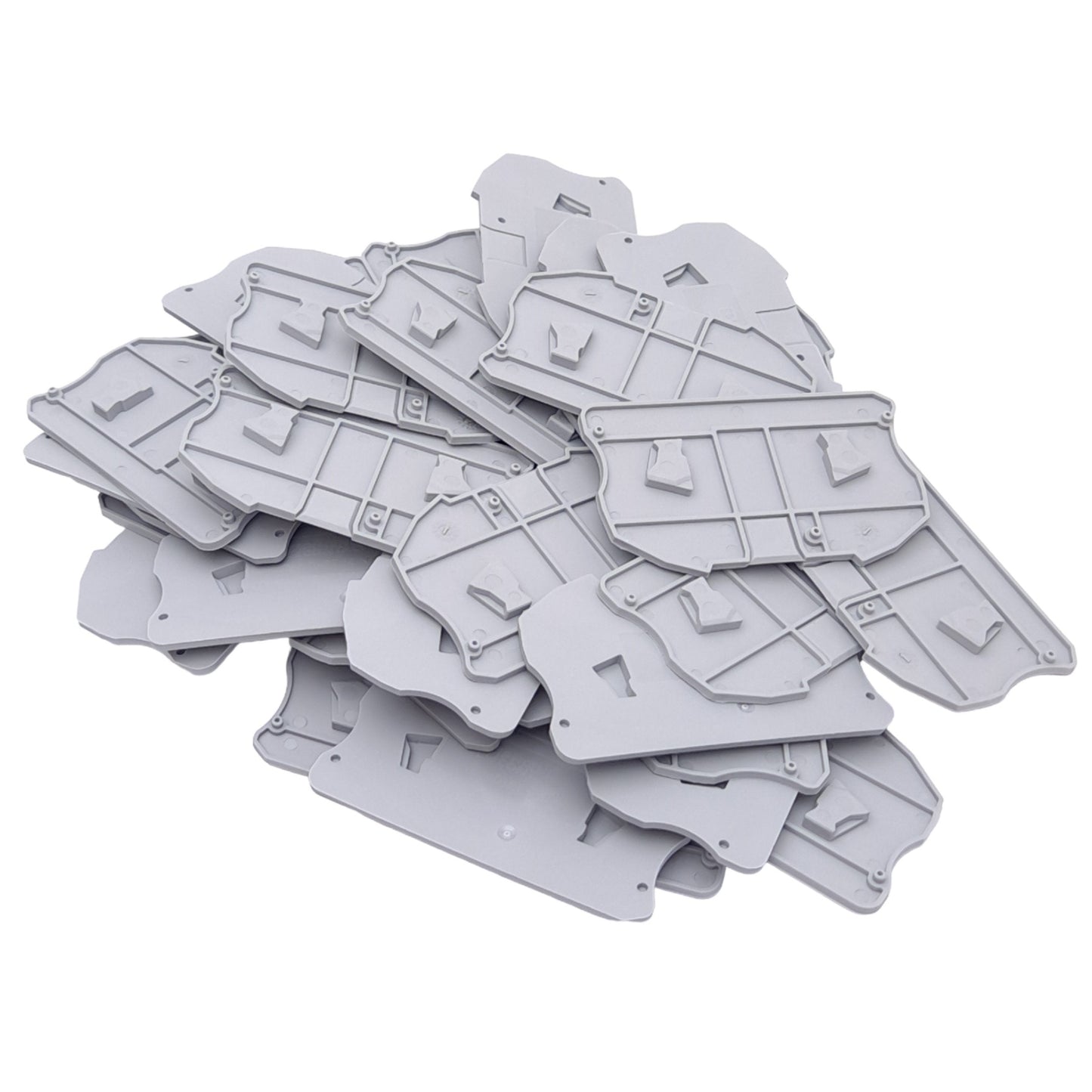 New Lot of 45 Phoenix Contact 3212060 Terminal Block End Covers, 75.4x45.6x2.2mm