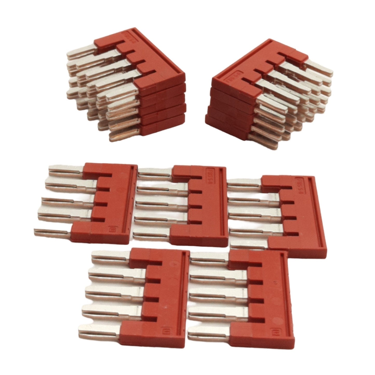 New Lot of 15 Phoenix Contact 3030349 FBS 5-6 Plug-In Bridge, 5-Pos, 6.2mm Pitch