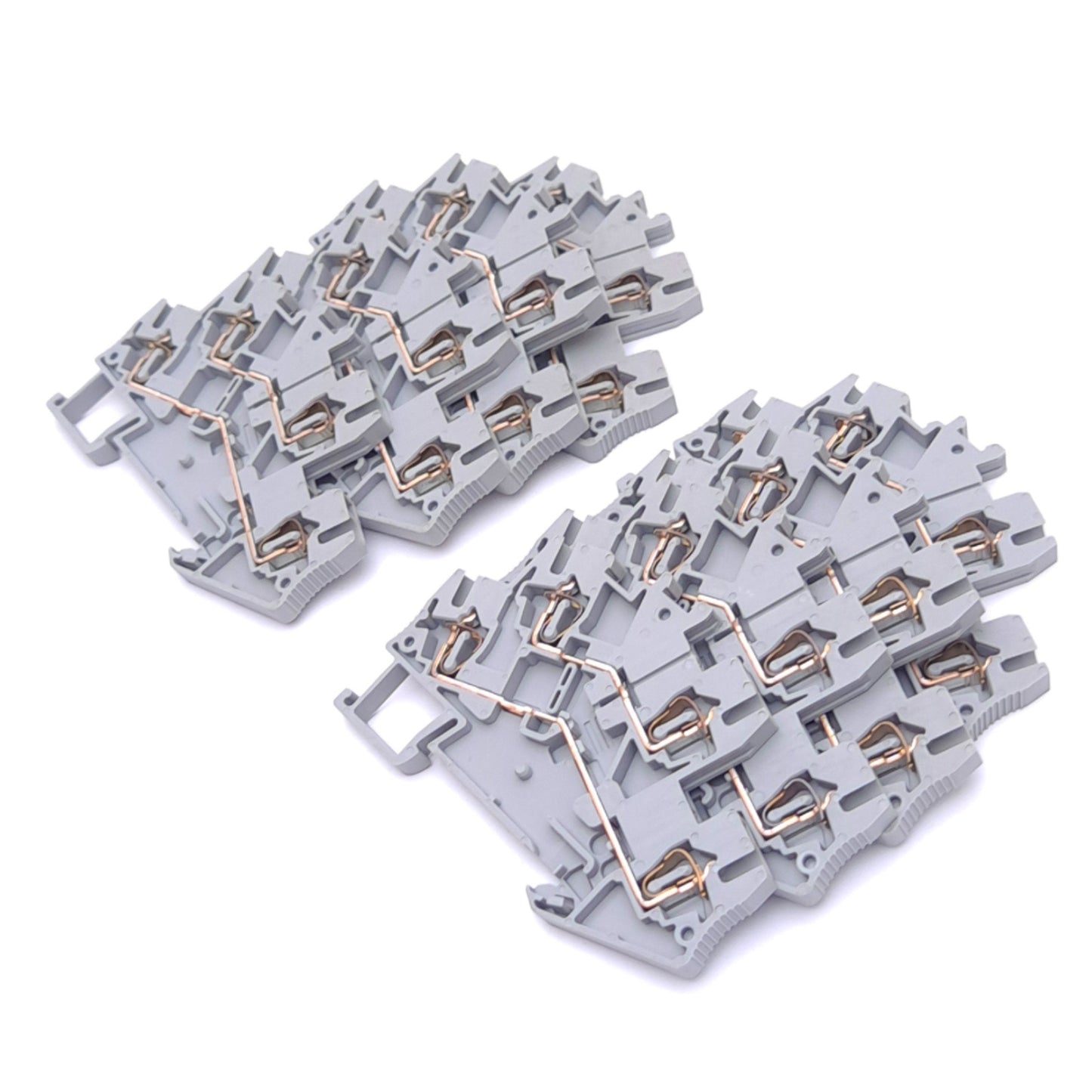 New Lot of 8 Phoenix Contact 3038464 Terminal Blocks, 2-Level 4-Position, 300V 20A