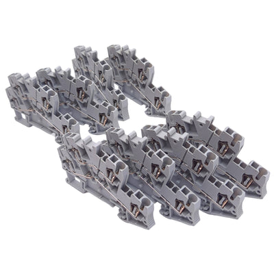 New Lot of 8 Phoenix Contact 3038464 Terminal Blocks, 2-Level 4-Position, 300V 20A