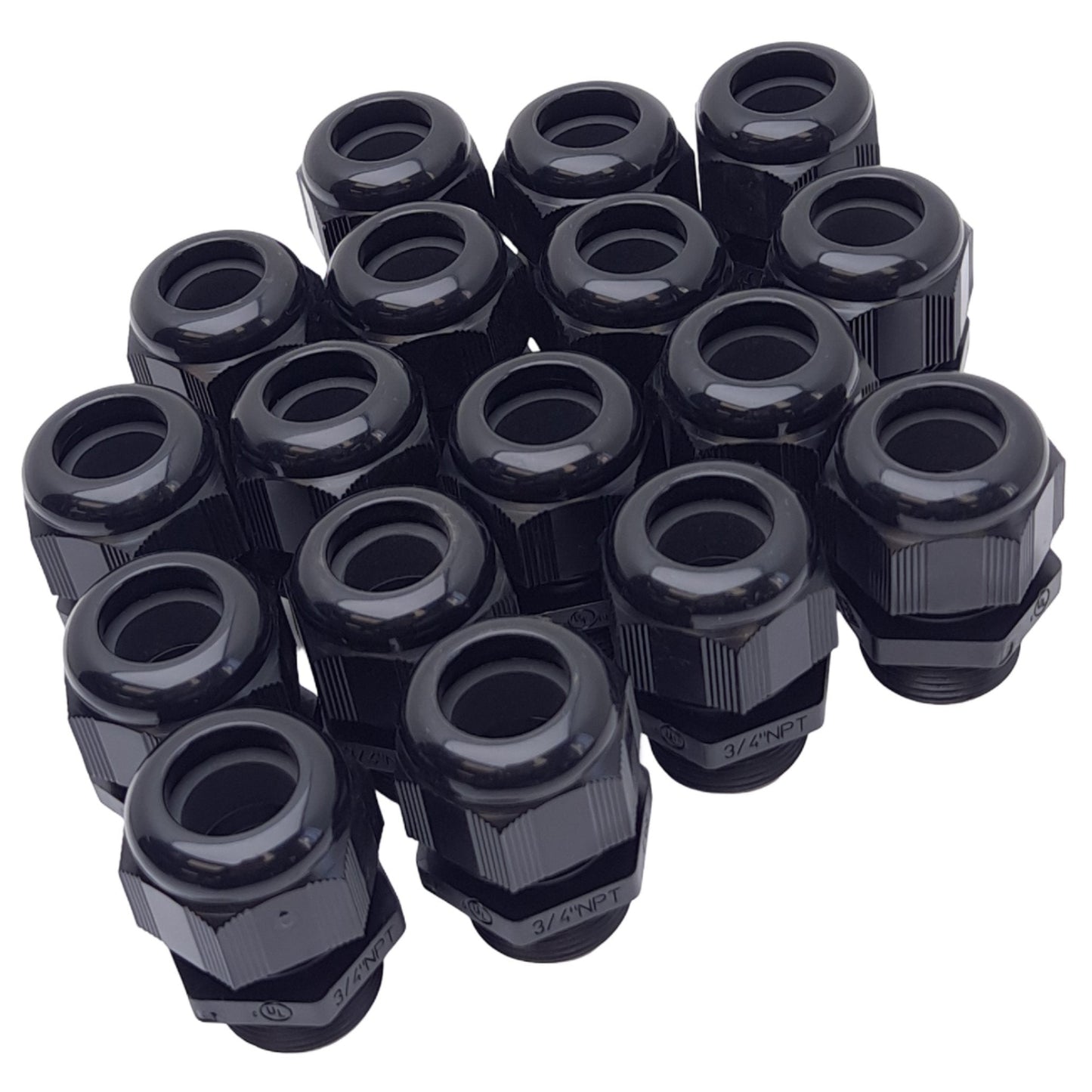 New Lot of 15 Altech 5308 922 Cable Glands, 3/4in NPT, ø9-18mm Clamping Range