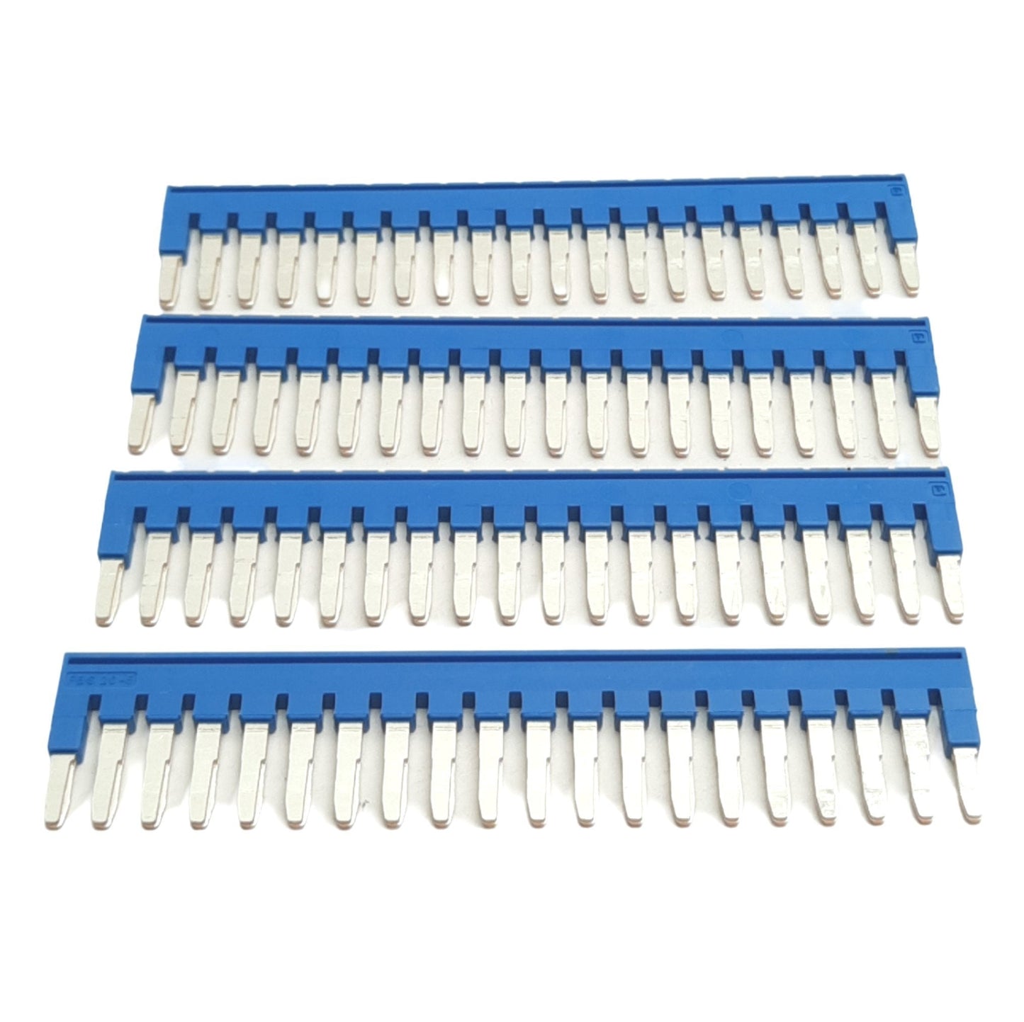 New Lot of 4 Phoenix Contact 3036929 FBS 20-5 BU Plug-In Bridge, 20-Pos, 5.2mm Pitch