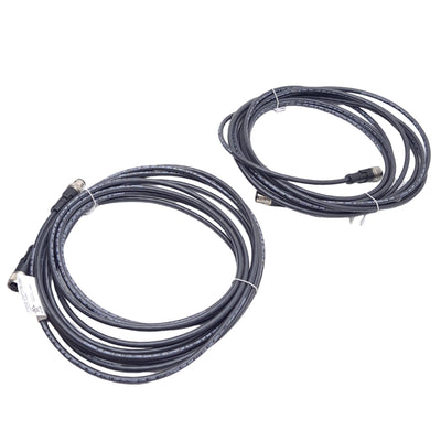 New Lot of 2 Phoenix Contact 1405914/535/5 Sensor Cables, 4-Pin M12, 250V 4A, 5m