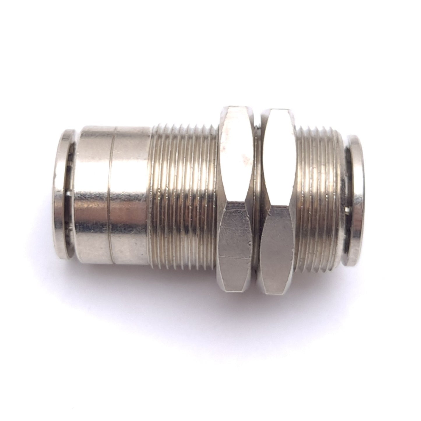 New Lot of 5 Camozzi 6590 08-00 Pneumatic Fittings, P2C, 1/2in OD, M20x1, 16bar Max