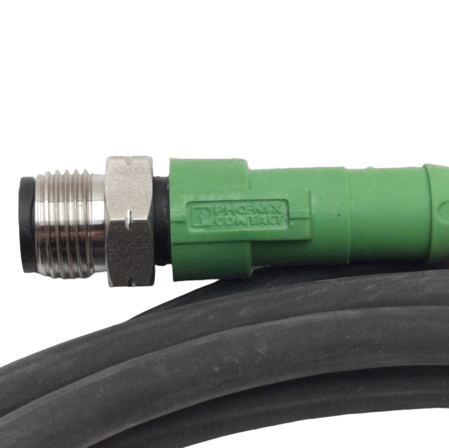 New Lot of 2 Phoenix Contact 1699876 Actuator Cables, M12 5-Pin Male, 3 Meter Length