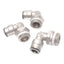 New Lot of 3 Camozzi P6520 06-08 Elbow Fittings, P2C, 3/8in OD, 1/2in NPTF, 16 bar