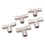New Lot of 5 Camozzi 2003 04-00 Pneumatic Tee Fittings, 1/4in NPTF, 40 bar Max