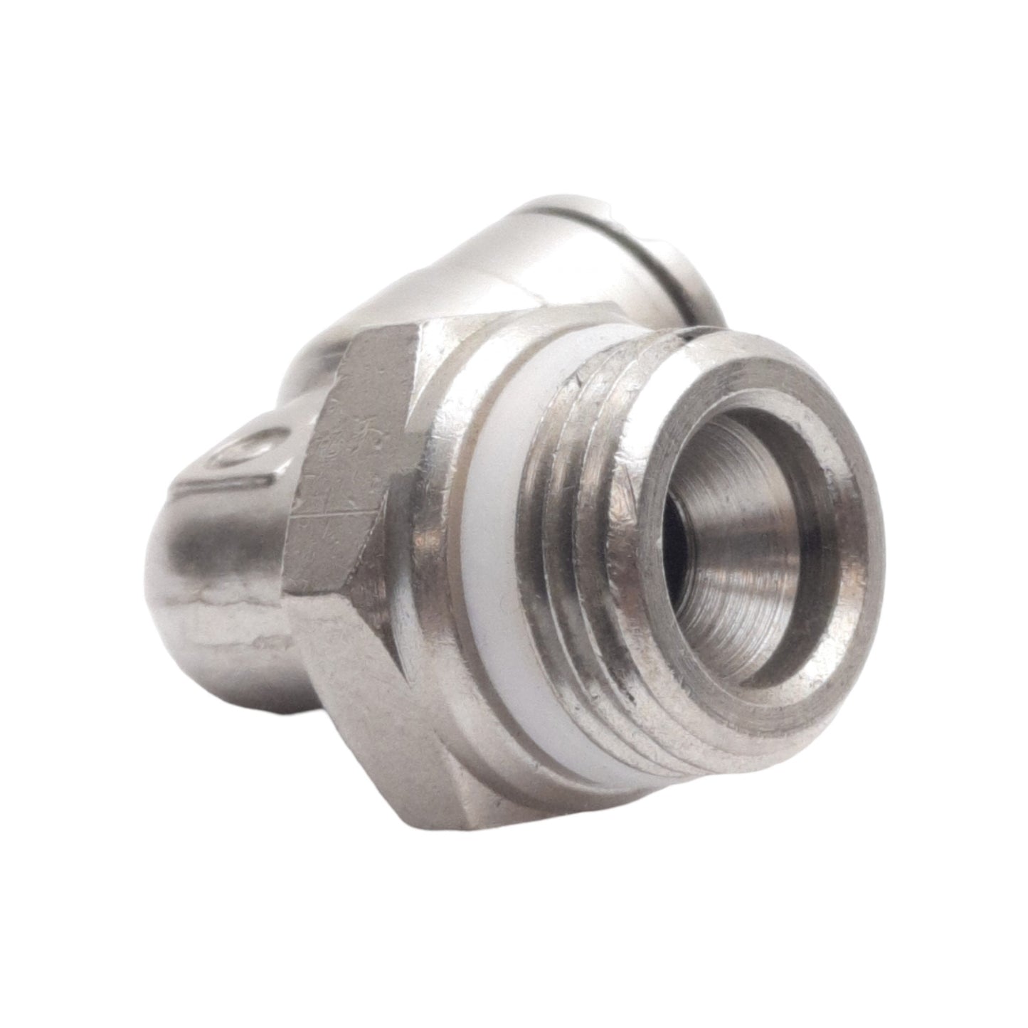 New Lot of 5 Camozzi P6520 05-06 Swivel Elbow Fitting ø5/16" Tube OD, 3/8" Male NPTF