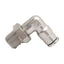 New Lot of 9 Camozzi 6520 02-02 Swivel Elbow Fitting ø1/8in Tube OD, 1/8in Male NPTF
