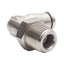 New Lot of 9 Camozzi 6520 02-02 Swivel Elbow Fitting ø1/8in Tube OD, 1/8in Male NPTF