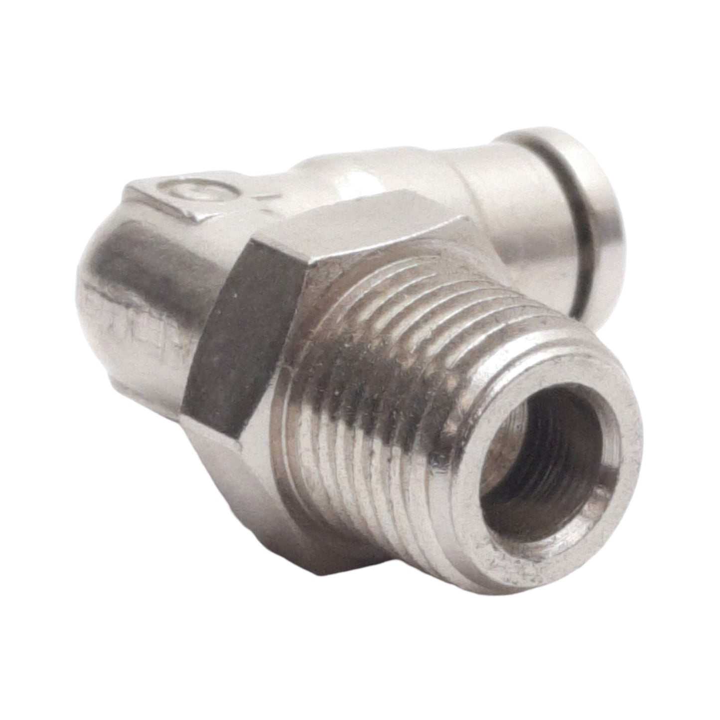 New Lot of 9 Camozzi 6520 02-02 Swivel Elbow Fitting ø1/8in Tube OD, 1/8in Male NPTF