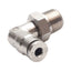New Lot of 9 Camozzi 6520 02-02 Swivel Elbow Fitting ø1/8in Tube OD, 1/8in Male NPTF