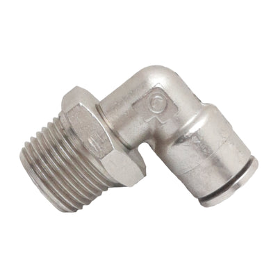 New Lot of 5 Camozzi 6520 05-06 Swivel Elbow Fitting, ø5/16" Tube OD, 3/8" Male NPTF