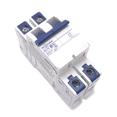 New Altech 2D075UM Circuit Breaker, 2-Pole, 480Y/277VAC 415VAC, 0.75A, DIN Mount