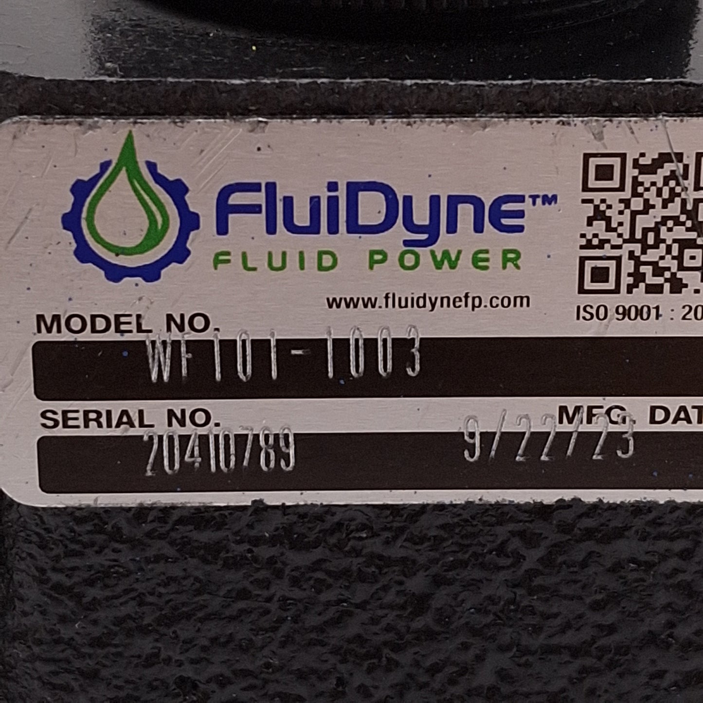 New FluiDyne WF101-1003 Hydraulic Motor 1425in-lb 1813PSI 1/2NPTF ø3.25" Bolt Circle