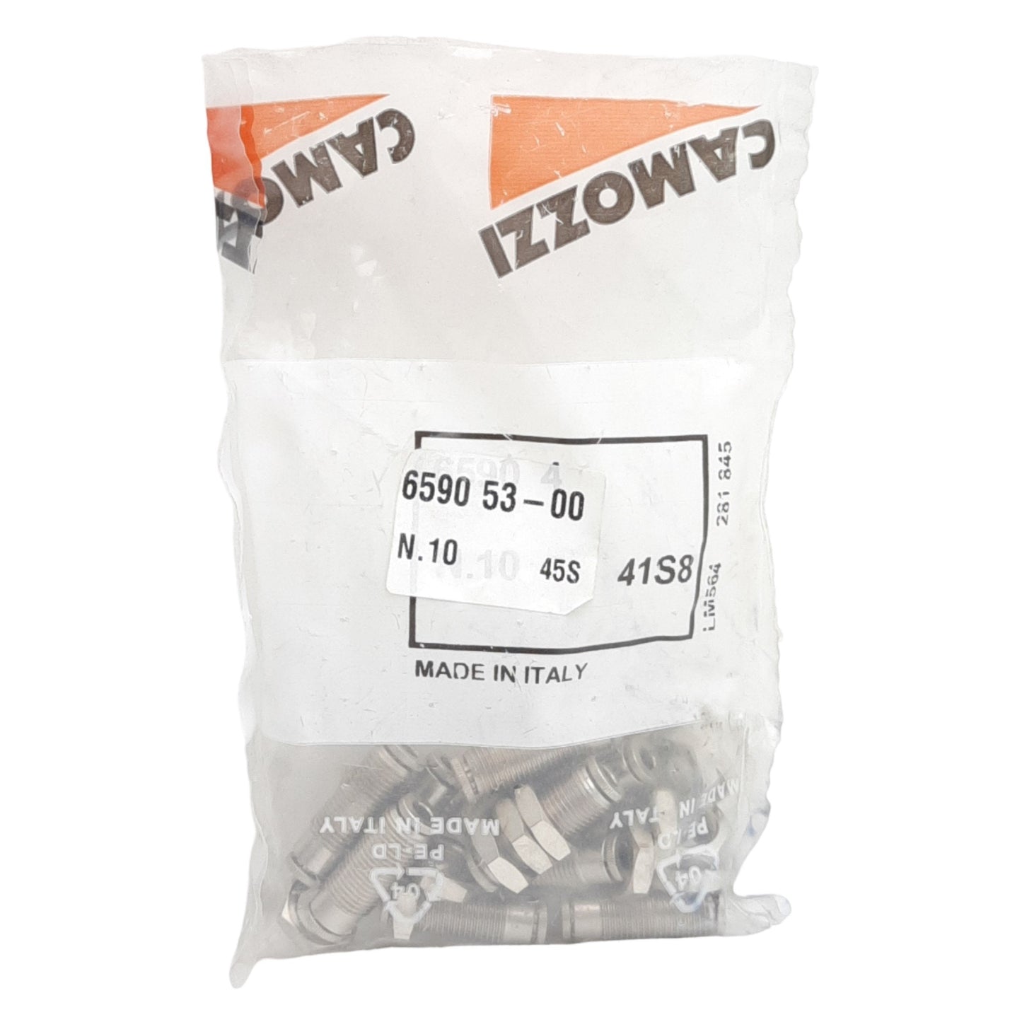 New Lot of 10 Camozzi 6590 53-00 Bulkhead Fitting, ø5/32in x ø5/32in Push-to-Connect