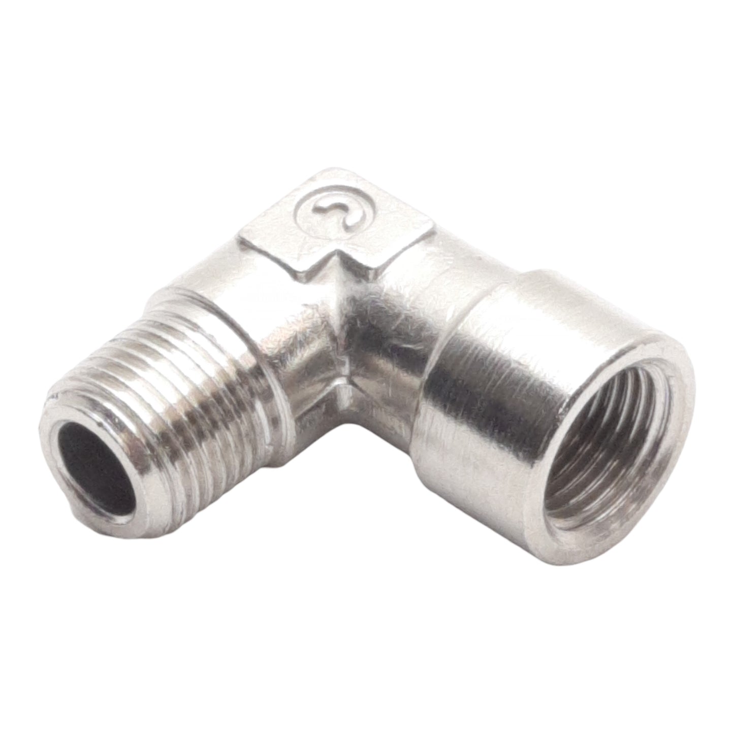 New Lot of 12 Camozzi 2020 1/8-1/8 Elbow Fitting, 1/8in Male BSPT, 1/8in Female BSPT