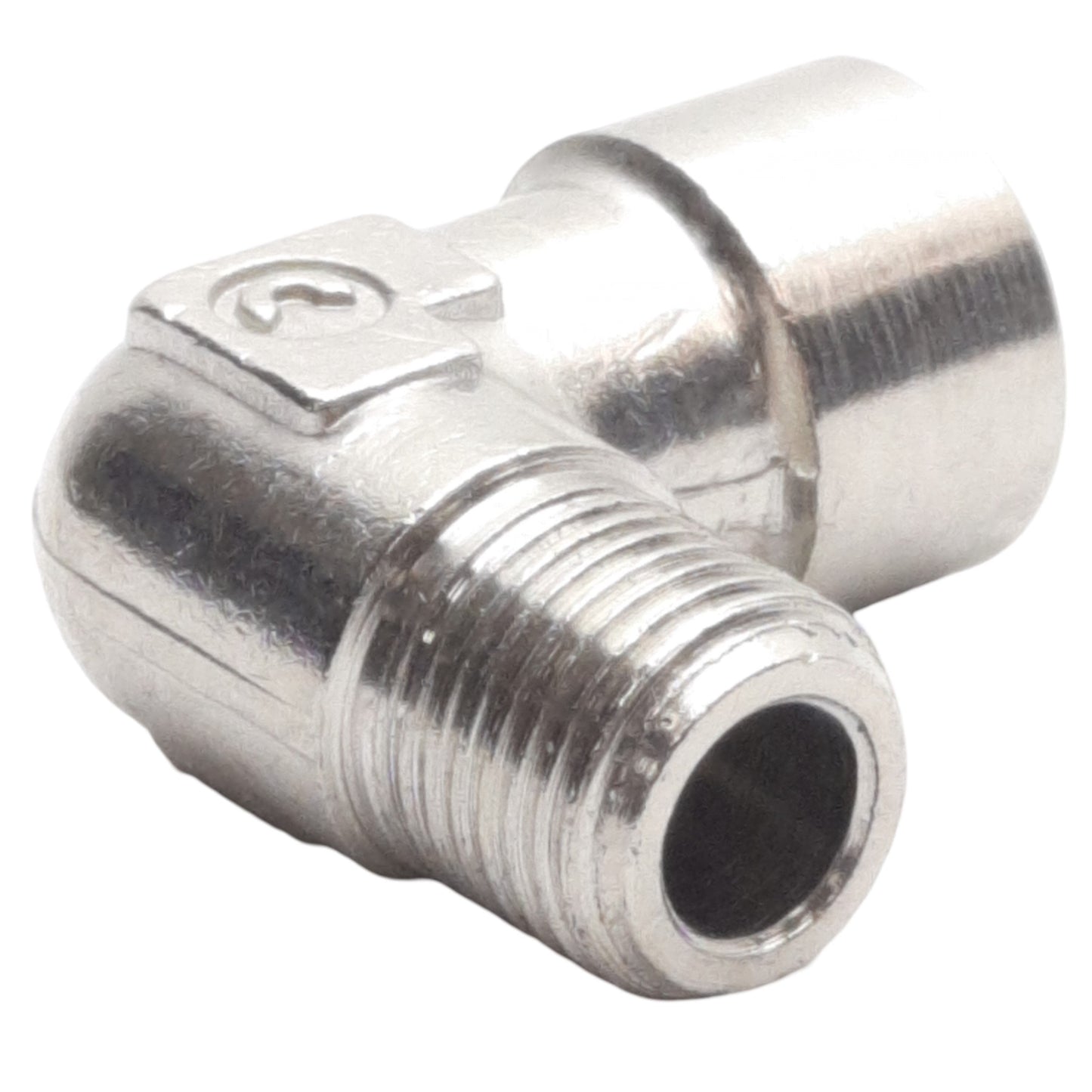 New Lot of 12 Camozzi 2020 1/8-1/8 Elbow Fitting, 1/8in Male BSPT, 1/8in Female BSPT