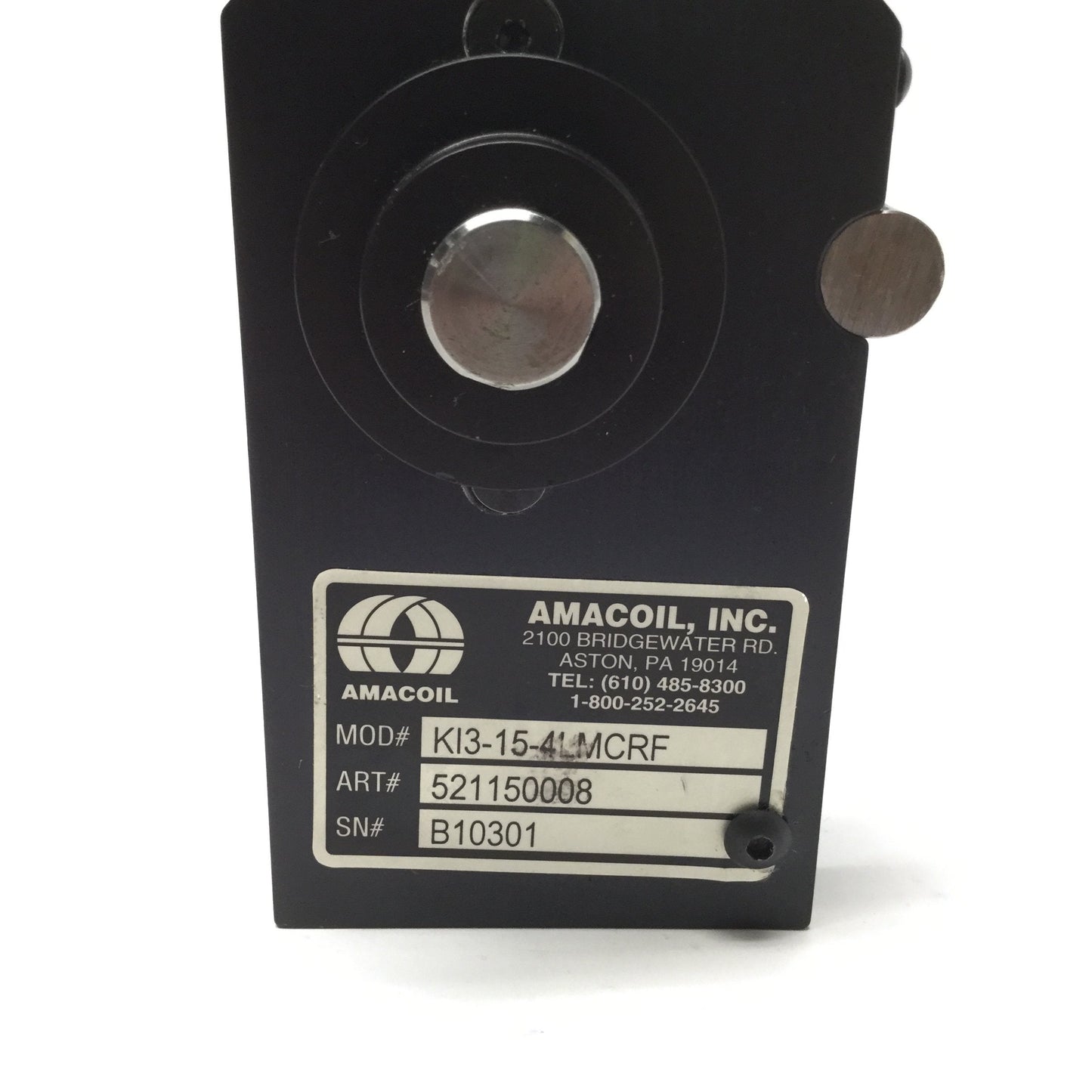 Used Amacoil UHING K13-15-4LMCRF Rolling Ring Linear Drive, 15mm Shaft, 110mm Travel