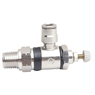 New Lot of 2 Camozzi MCU 04-04 Flow Control Valve, ø1/4" Tube OD, 1/4" Male NPTF