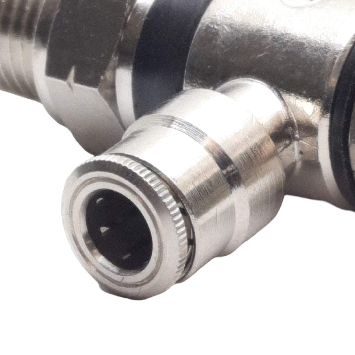 New Lot of 2 Camozzi MCU 04-04 Flow Control Valve, ø1/4" Tube OD, 1/4" Male NPTF