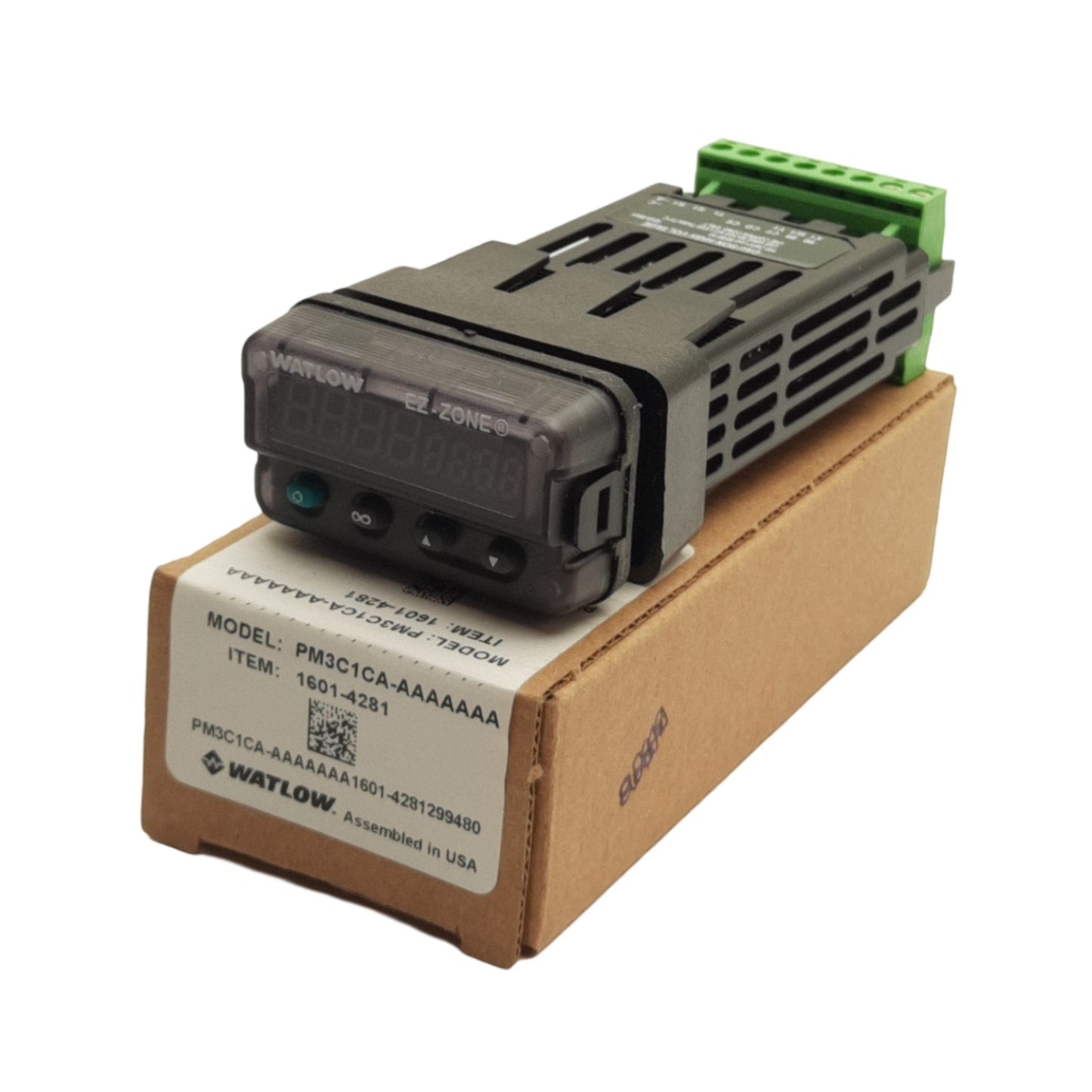 New Watlow PM3C1CA-AAAAAAA EZ-ZONE PID Temperature Controller, 100-240VAC, 1/32 DIN