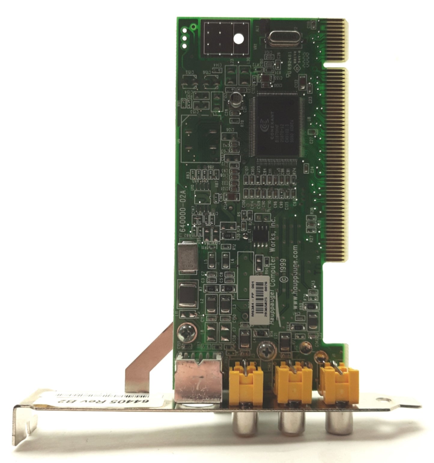 Used Hauppauge 64405 Rev. B2 ImpactVCB Video Captured Card, PCI, S-Video, Composite
