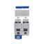New Altech 2DU10L UL489 Circuit Breaker, 2-Pole, 480Y/277VAC, 240VAC, 10A, DIN Mount