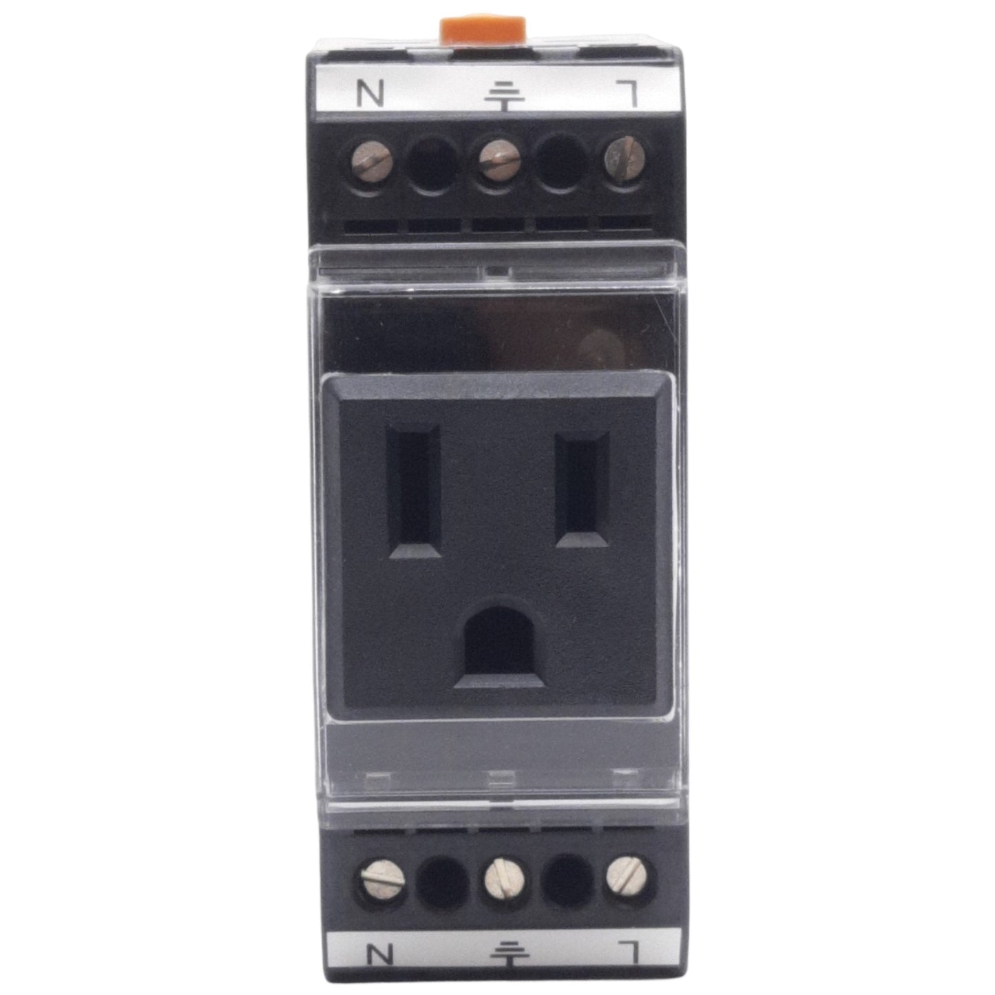 New Phoenix Contact EMG 30-SD/US/15A DIN Mount Outlet 5-15 to Screw Term, 125VAC 15A