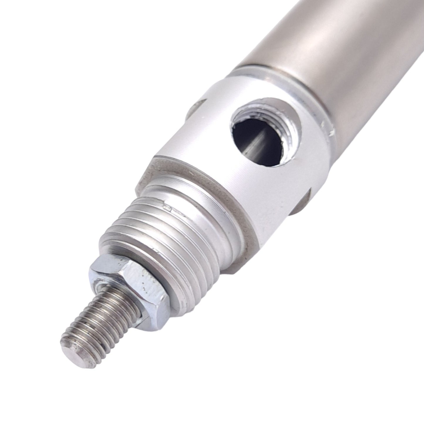 Used SMC NCDMB075-0700 Pneumatic Cylinder, ø3/4in Bore, 7in Stroke, 1/8in NPT, 250psi