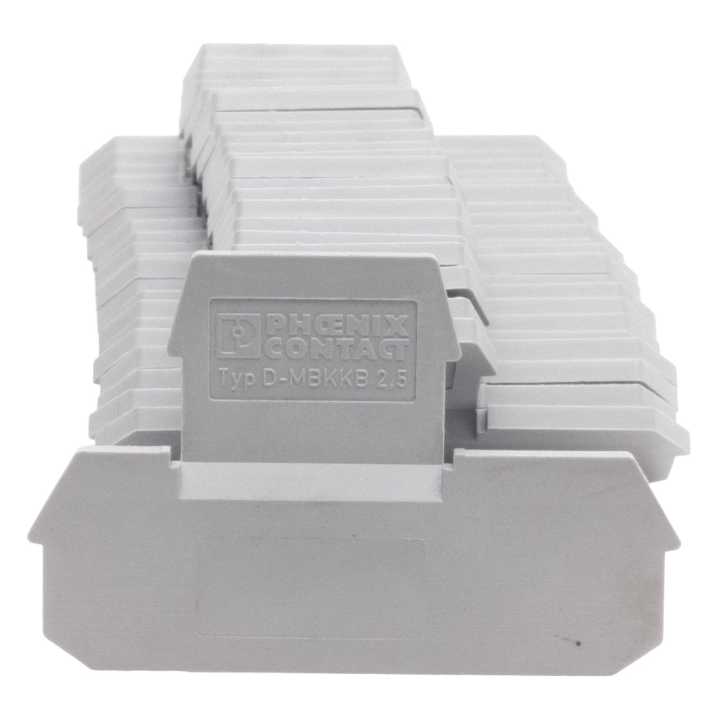 New Lot of 22 Phoenix Contact 1413052 End Cover, Gray, 40mm L x 5mm W x 62mm H