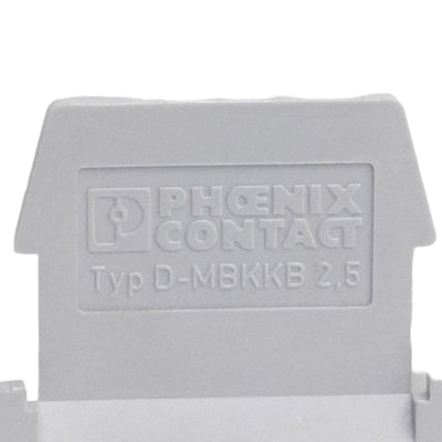 New Lot of 22 Phoenix Contact 1413052 End Cover, Gray, 40mm L x 5mm W x 62mm H