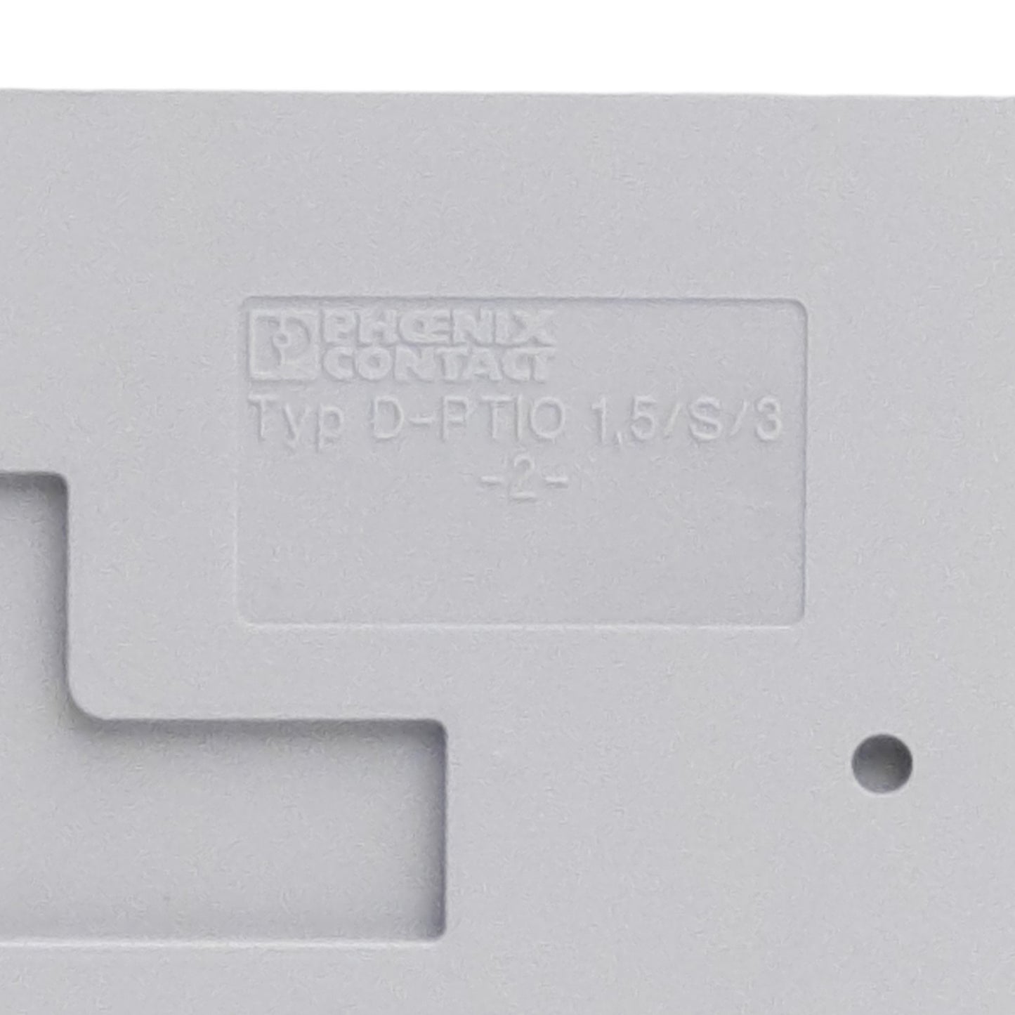 New Lot of 40 Phoenix Contact 3244575 End Cover, Gray, 33.8mm L x 2.2mm W x 74.4mm H