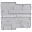 New Lot of 40 Phoenix Contact 3244575 End Cover, Gray, 33.8mm L x 2.2mm W x 74.4mm H