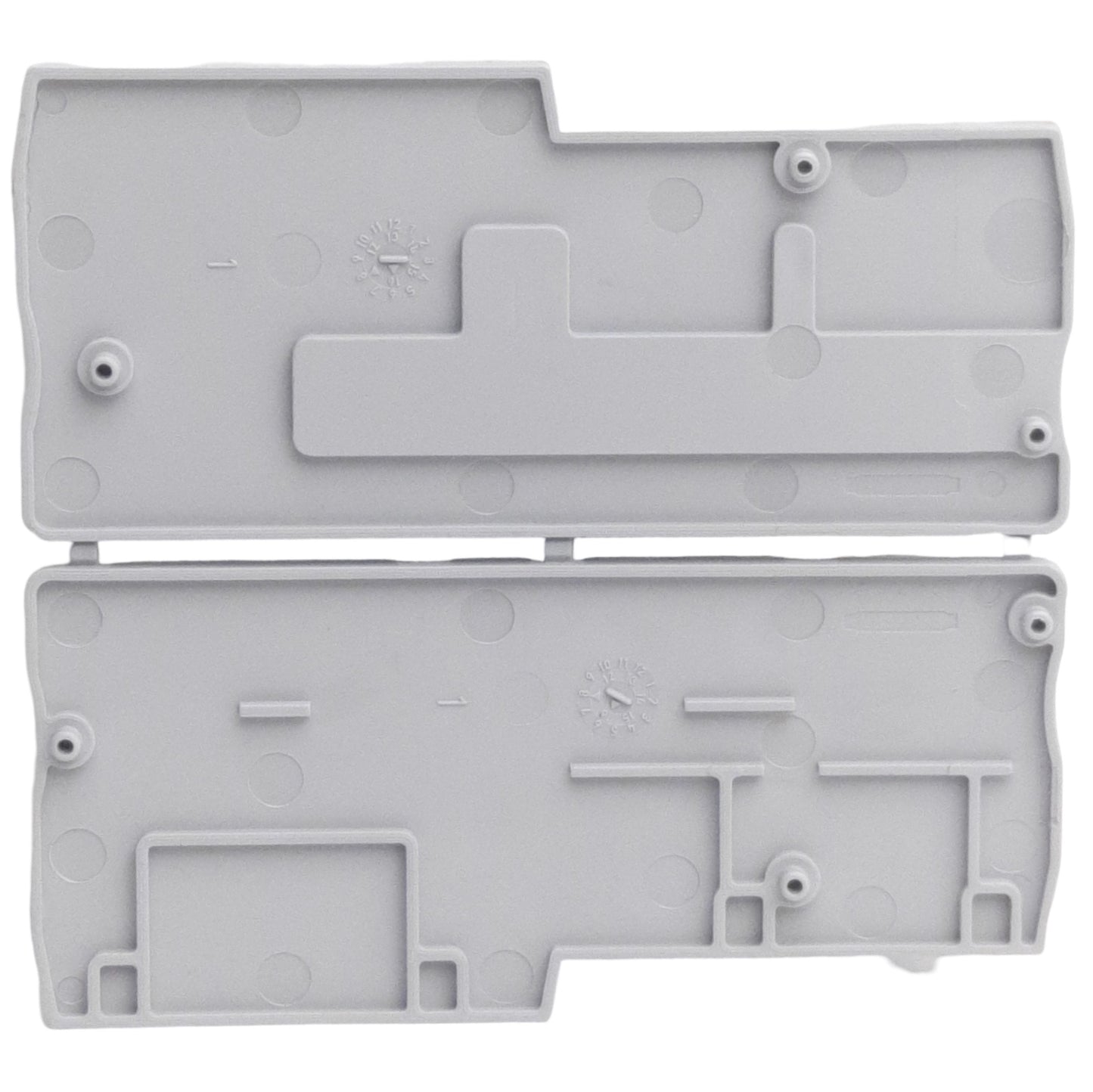 New Lot of 40 Phoenix Contact 3244575 End Cover, Gray, 33.8mm L x 2.2mm W x 74.4mm H