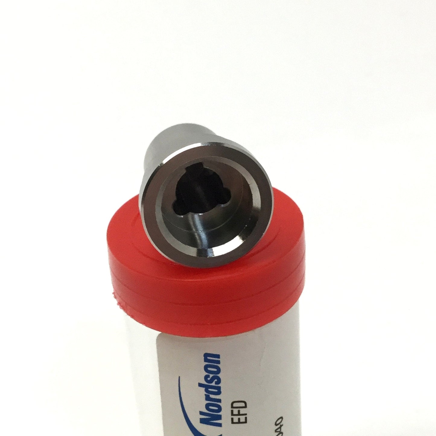 New – Open box Nordson 7012550 MicroSpray Dispensing Valve Round Air Cap Nozzle Tip, Ø0.040"
