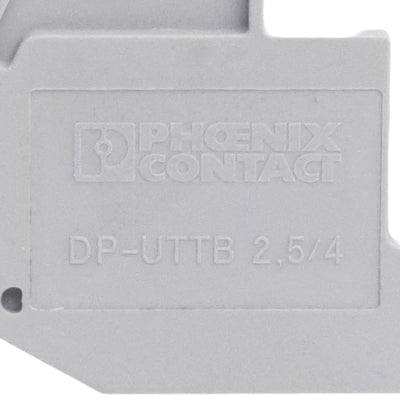 New Lot of 20 Phoenix Contact 3047303 Spacer Plate Gray, 33mm L x 2.6mm W x 69.9mm H